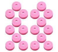 Abaodam 30 Pièces Capuchon Anti-poussière pour Forets à Ongles, Couvre-tête de Meulage D'ongles en Silicone, Rose, Anti-poussière, Compatible Tête de Broyage et Perceuse à Ongles,