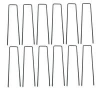 Abaodam 30 Pièces Clous de pelouse Bordure de Bordure de Jardin Crochets de Tente piquets de Gazon Artificiel agrafes de Tissu de Paysage tu piquets de pelouse pieu de pelouse Métal Vert
