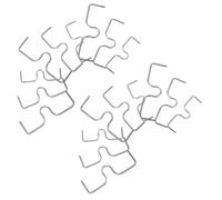 Abaodam 30 Pièces Épandeur De Branches De Fruits Ecarteurs De Branches De Jardin De Fruits Silver Fil De Tirage à Froid Galvanisé