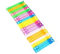 Abaodam 30Pièces Baguette à Bulles Vides pour Garçon Fille Bouteilles à Bulles pour Fêtes et Décorations Ludique et Créatif