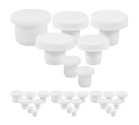 Abaodam 35pcs Bouchons D'étanchéité en Silicone Solides pour Bouteilles de Sel et Vin, Design Compact et Finition Soignée, Maison Fêtes