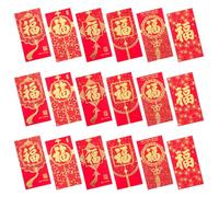 Abaodam 36 Pièces Envelopes Chinese Traditional Money Bags With Auspicious Characters For Year Festival Celebration