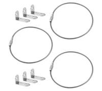 Abaodam 3ensembles Kit de Fixation Murale Anti-basculement pour Meubles de Chevilles Robustes Sécurisation des Étagères et Armoires pour Garçon Fille Facile à Installer