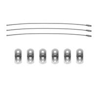 Abaodam 3ensembles Kit de Fixation pour Meubles Sécurisées pour Garçon Fille Système Anti-basculement pour Étagères Fixations Murales Robustes