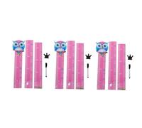 Abaodam 3ensembles Sticker Mural Amovible Pour Mesurer La Des Garçon Fille Décoration Ludique Avec Motifs Animaliers Pour Chambre Garçon Fille Et Et Souvenirs