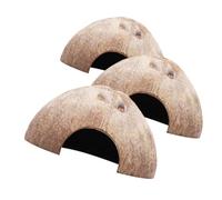 Abaodam 3pièces Cachette pour Hamster Grotte pour Rat Coquille De Noix De Fournitures pour Hamster Et Rat