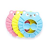 Abaodam 3pièces Lot De Bonnets De Bain Pour Garçon Fille Motifs Souris Protection Eau Et Shampoing Rose Jaune Bleu