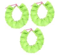 Abaodam 3pièces Shower Cap Élastique Étanche Pour Garçon Fille Bonnet De Bain Réglable Yeux Oreilles Vert