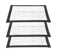 Abaodam 3pièces Tapis Chauffant Reptile avec Film Réfléchissant Matériau Isolation Thermique pour Animaux