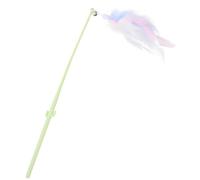 Abaodam 3pièces Taquin pour Chat avec Clochette Et Plumes Jouets Interactifs pour Chats Lot de Bâtons De Amusants