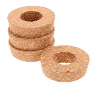 Abaodam 4 Couvercles en Bois Perforés pour Vases Hydroponiques, Diamètre 6,5 Cm, Transparents, Adaptés pour Jardinières Hydroponiques, Accessoires pour Culture de Plantes D’intérieur