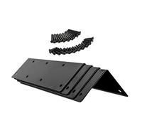 Abaodam 4 Ensemble Équerres Angle Acier pour Cadre de Jardin Surélevé Lot de Supports Robustes pour Mobilier et Jardinières Fixation pour Lits Surélevés