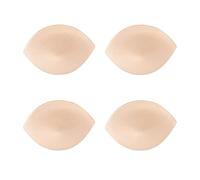 Abaodam 4 Paires Coussinets d'allaitement Inserts De Poitrine pour Soutien-Gorge Inserts De Soutien-Gorge Rembourrés Robe De Mariée Soutien-Gorge Faux Manquer Éponge Se Réunir Rehausseur