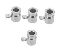 Abaodam 4 pièces Accessoire de Tournebroche pour Barbecue Support de Tige de Grillade Robuste Poids Déquilibrage Rotatif Manille de Sécurité pour Broche Kit de Fixation Fiable