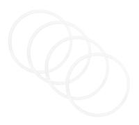 Abaodam 4 Pièces Anneaux de Silicone O pour Joint D'étanchéité de Bouchon de Bouteille Isotherme Blanc, Anti-Fuite, Accessoires pour Usage Quotidien