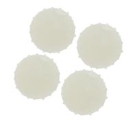 Abaodam 4 Pièces Balles Lumineuses Caoutchouc TPR pour Chiens Lot de Jouets Interactifs Rebondissants de Résistants Aux Morsures pour Entraînement Jeu Extérieur