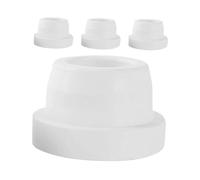 Abaodam 4 pièces Bouchons Caoutchouc pour Échelle de Piscine Protection Antirayures Installation Facile Embouts pour Tubes Échelle Enterrée Lot