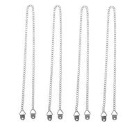 Abaodam 4 pièces Chaîne Suspendue Robuste pour Porte Enseigne Lot de Support Décoratif pour Affiches Mangeoires et Nichoirs Installation Facile pour Décor de Ferme et Maison Ancienne