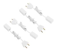 Abaodam 4 Pièces Cordon Lumineux Miniature pour Maison de Poupée à L'échelle 1:12, Design Compact en Métal et Plastique, pour Décoration de Micro Scène et Éclairage de Maison de Poupée