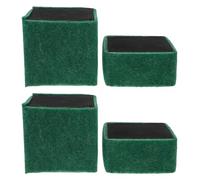 Abaodam 4 Pièces Cube Purificateur Eau Filtration Mécanique Bloc Filtre pour Aquarium Eau Douce et Salée Support Bactérien Adaptable