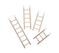 Abaodam 4 pièces Échelle pour Oiseaux Escalade pour Perruches Perroquets Jeux Escalade et Grimpe pour Petits Oiseaux Accessoire de Cage pour Stimuler Activité