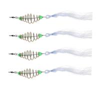 Abaodam 4 pièces Filets de Nylon Résistants Multifonctions pour Pêcheurs Couleur Aléatoire Couleur Aléatoire