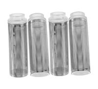 Abaodam 4 Pièces Filtre Aquarium Protège Entrée Eau Maille Métallique Renforcée Anti-Obstruction pour Crevettes Garde Filtre Intake pour Pompe Aquarium Facile à Nettoyer et Entretenir