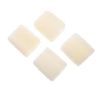 Abaodam 4 Pièces Filtre de Remplacement pour Aquarium Éponge Beige | Mousse de Rechange, Compression Élastique, Nettoyage Facile, Circulation en Cuve, Lot Unique