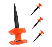 Abaodam 4 Pièces Guide Piquets pour Tuyaux Arrosage Roulettes Directionnelles pour Jardin Support Fiable pour Gestion Facile Tuyau Extérieur Lot de Compatible Pelouse et Verts