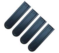 Abaodam 4 Pièces Housse de Protection Noire en PE pour Guide Chaîne de Tronçonneuse Installation Rapide et Protection Renforcée pour L'entretien du Jardin