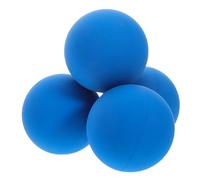 Abaodam 4 pièces Lot de Balles Squash Caoutchouc Haute Performance Balle Rebondissante Légère et Compacte pour Entraînement Professionnel Coordination et Réactivité Adapté Garçon Fille et