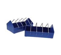 Abaodam 4 Pièces Mangeoire pour Pigeons Plastique Épaissi avec Cloison Amovible Inoxydable Bac Alimentaire pour Pigeons de Course et Élevage Conteneur de Nourriture Multifonction pour
