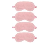 Abaodam 4 Pièces Masque de Sommeil avec Bande Élastique Ajustable en | Nylon Doux, Léger et Portable, Usage Maison ou Voyage, Entretien Facile, Conçu pour Adolescents et Adultes