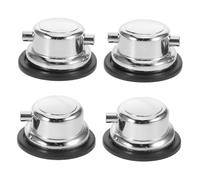 Abaodam 4 Pièces Metal Drum Lugs Double End Snare Lugs Percussion Replacement Parts Coated Corrosion Resistant For Drum Tuning And Sound Enhancement