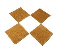 Abaodam 4 pièces Nidification Lavable Réutilisable Herbe Synthétique pour Poulailler Lot de Tapis Confortables pour Coopératives Litière Facile à Nettoyer et Adaptée Aux Poules et