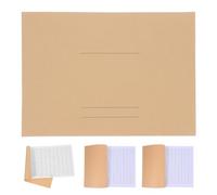 Abaodam 4 Pièces Registre de Comptabilité Papier Blanc Vierge, pour | Cahier de Comptabilité à Grille, Suivi des Dépenses et Stocks, Usage Maison et École, Format Pratique
