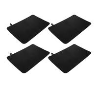 Abaodam 4 Pièces Sauna Mat Heat Insulation Felt Cushions Thickened Non-Skid Sound Absorbing Pads for Bathroom Shower Spa and Hot Spring
