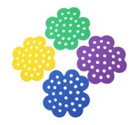 Abaodam 4 Pièces Station Eau Flottante pour Abeilles et Support pour Insectes Pollinisateurs Alimentation Jardin Extérieur Résistante Aux Intempéries Décoration Écologique