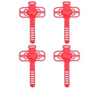 Abaodam 4 Pièces Support de Vélo pour Smartphone Dragonflystyle, Silicone | Griffe Stable, Anti Vibration, Pose Rapide, pour Guidon, Route, Vtt, Sorties Nocturnes, Style Unique