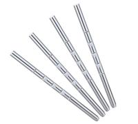 Abaodam 4 Pièces Tiges de Support de Repose-tête Droit Métal pour Siège Auto Remplacement pour Appui-tête de Voiture et Camping-Car Installation Facile et Durabilité Renforcée