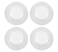Abaodam 4 Pièces Transparent Silicone Facial Cupping Set Reusable Massage Suction Cups For Face Therapy Portable Vacuum Guasha Device For Skin Care And Muscle Relaxation