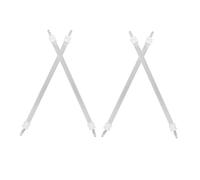Abaodam 4 Pièces Tube Chauffant Quartz Blanc pour Chauffage Intérieur, Installation Facile, Chauffage Uniforme, Pièces Détachées pour Poêle Électrique