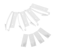 Abaodam 4 Pièces Verrous de Sécurité sans Perçage Invisibles en Abs Blanc Garçon et Filles pour Tiroirs et Placards Adaptés Cuisine et Maison