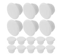 Abaodam 40 Embouts de Guidon en Caoutchouc Blanc pour Vélo Route et VTT Protections Tube Guidon Compatibles Lot 40 Pièces Absorption Chocs et Adhérence Optimale pour Cyclisme Plein Air