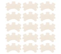 Abaodam 40 Pièces Ours en Bois à Peindre, Décorations Créatives en Bois Beige, Faciles à Colorier pour Bricolage et Activités Artisanales pour Garçon et Filles