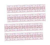 Abaodam 40 Pièces Serviette Imprimée Serviettes De Boisson De La Saint-valentin Joyeux Serviette De Cocktail De La Saint-valentin Décorations Anniversaire Blanche Papier
