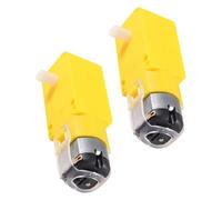 Abaodam 48 Moteurs Réducteurs Double Arbre, Moteur Électrique à Rouages pour Châssis de Voiture Robotique, Accessoires Rechange pour Véhicules Rc Smart, Haute Précision