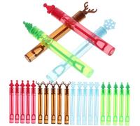 Abaodam 48 Pièces Baguettes à Bulles Portable Styles Mixtes Baguette à Bulles Amusante pour Fêtes Mariages et Activités Extérieures