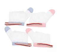 Abaodam 4paires Gants De Pour Garçon Fille Set Mitaines Anti-sucage Pour Doigts Respirant Pour Stopper La Succion Doigts Lavage Facile Et Réutilisables