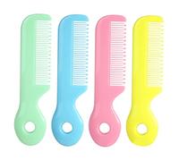 Abaodam 4pièces Brosse à Cheveux Garçon Fille Avec Dents Rondes Peigne Sécurisé Pour Nourrissons Et Tout-petits De Peignes Doux Et Pratiques Pour Garçon Fille Pour Garçon Fille